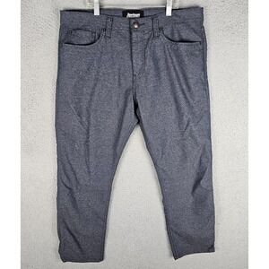 Revtown Decade Sharp Pants Men 36x32 Stretch Flat Front Formal Tapered Leg